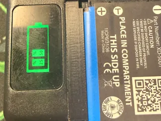 Battery support brick 