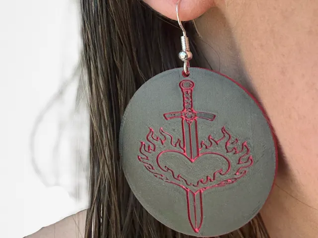 Fireheart Earrings