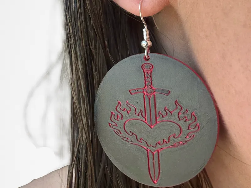 Fireheart Earrings