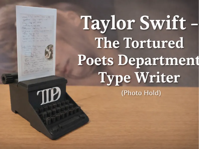 Taylor Swift - TTPD Type Writer (Photo Stand)