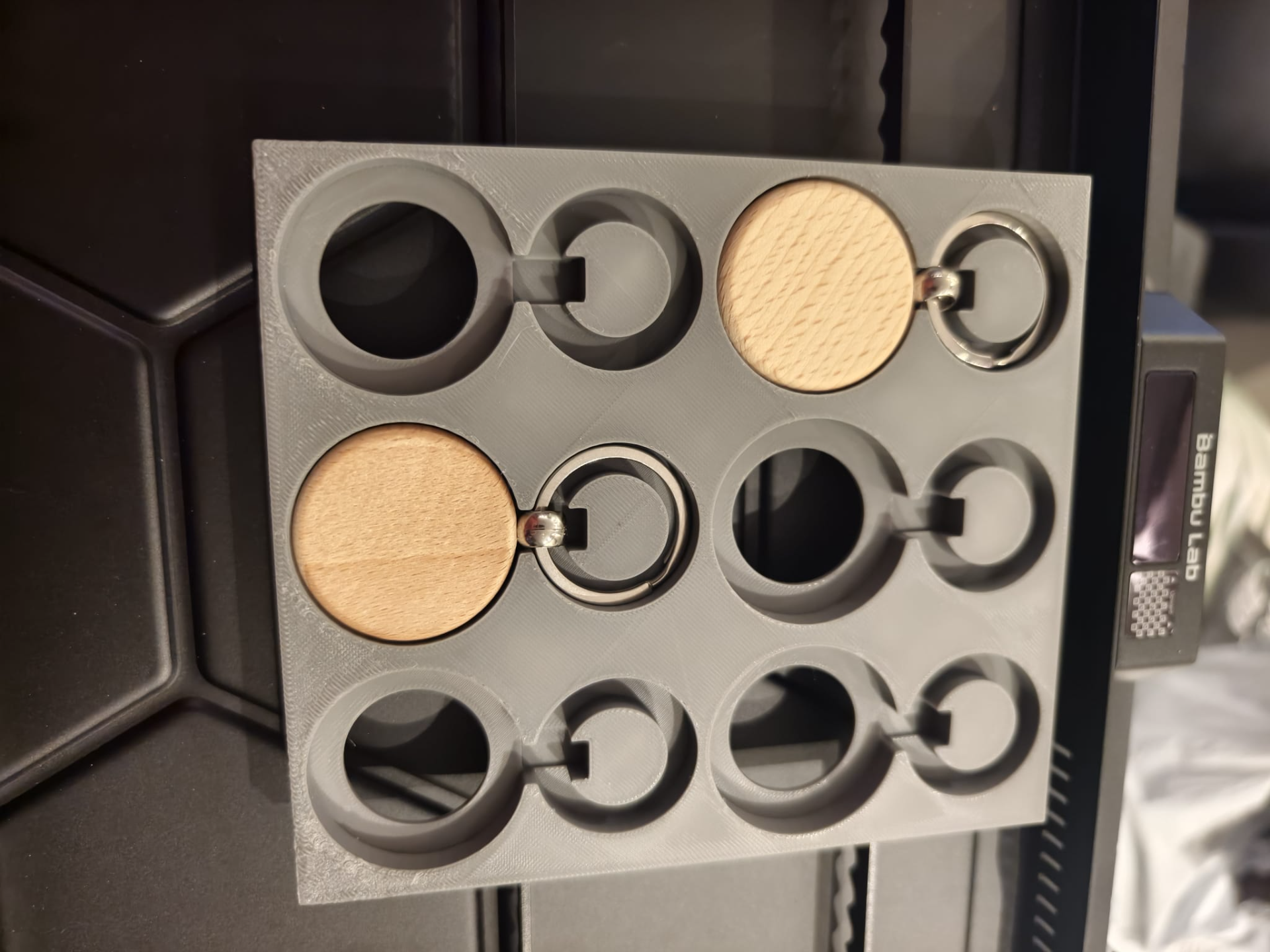 Engraving Jig for 40mm Round Keychains