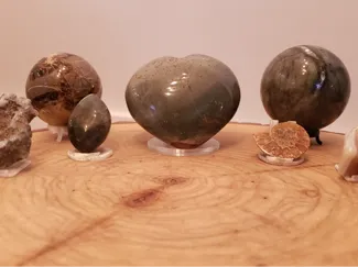Oddly Shaped Crystal Gemstone Clear Stands/Holders