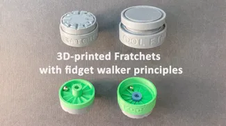 Fratchets: magnetic ratchets without springs