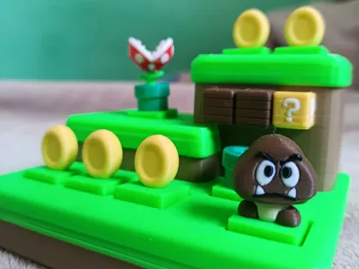 Super Mario - Clicker Diorama