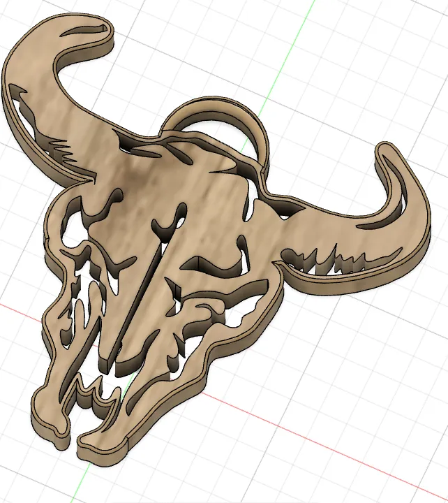 cow skull necklace