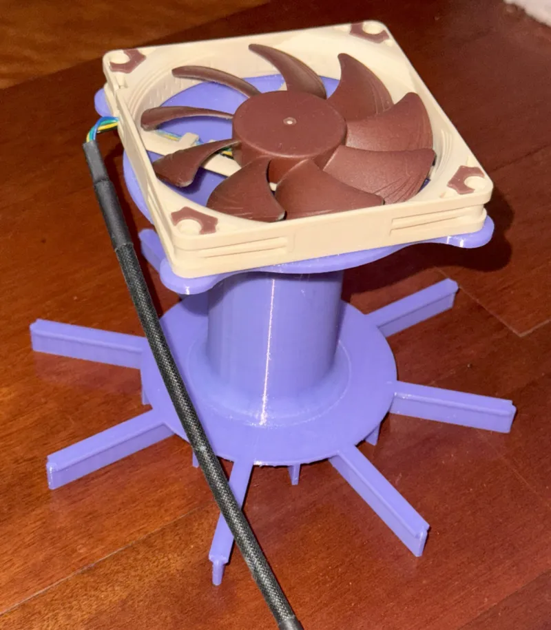 DIY Print Bed Filament Dryer (92mm fan)