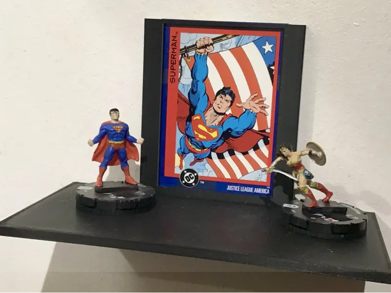 Trading Card Shelf Portrait 