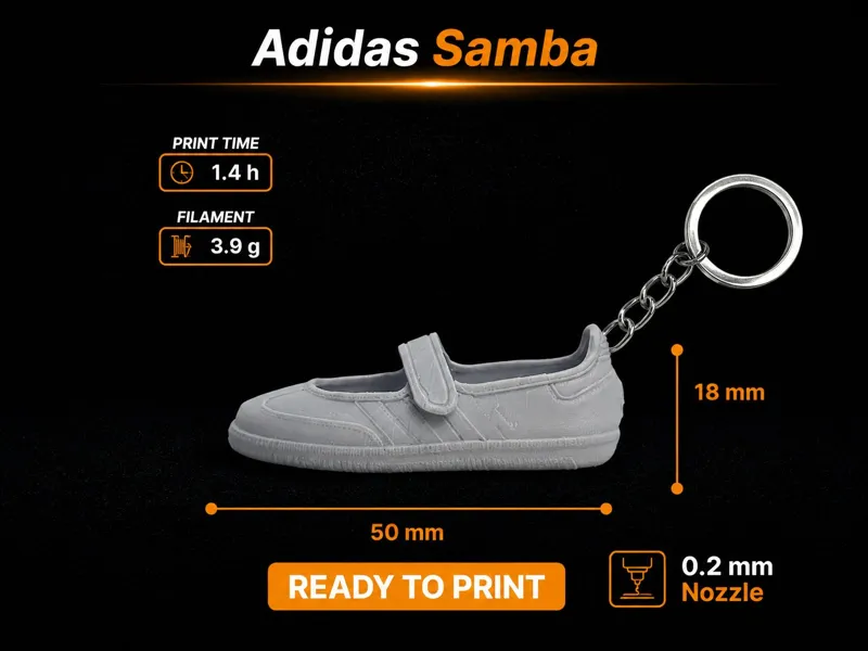 Schlüsselanhänger Samba-Sandalen