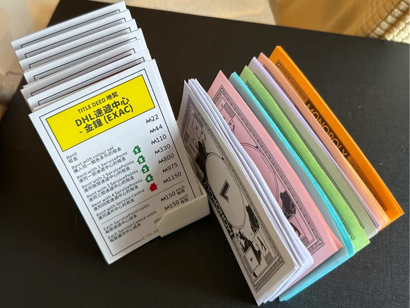 Monopoly Player Tray Organizer (foldable)