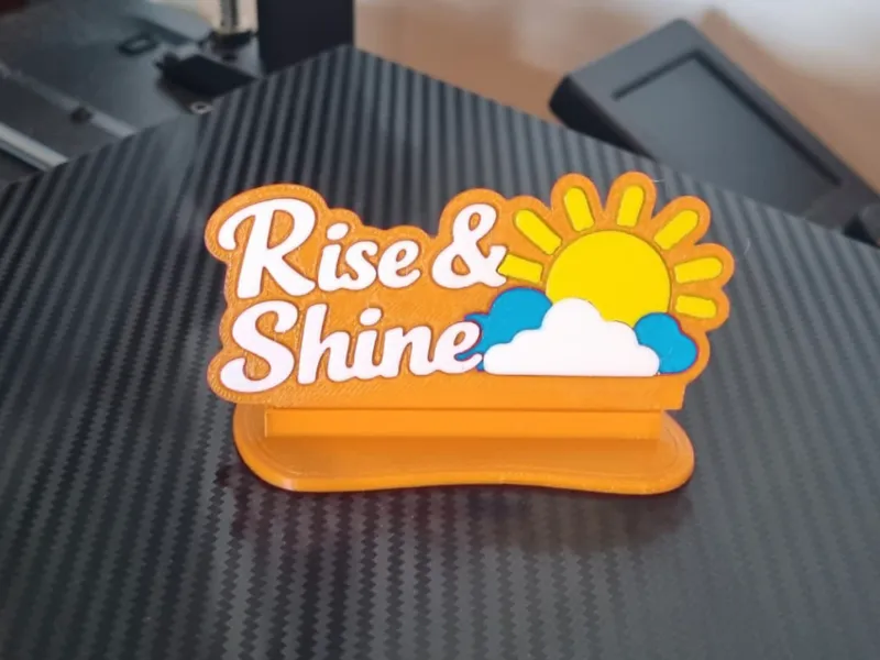 Rise and Shine Desk Decor | Breakfast Table Decor