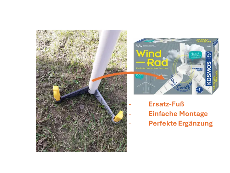 Windrad Fuß