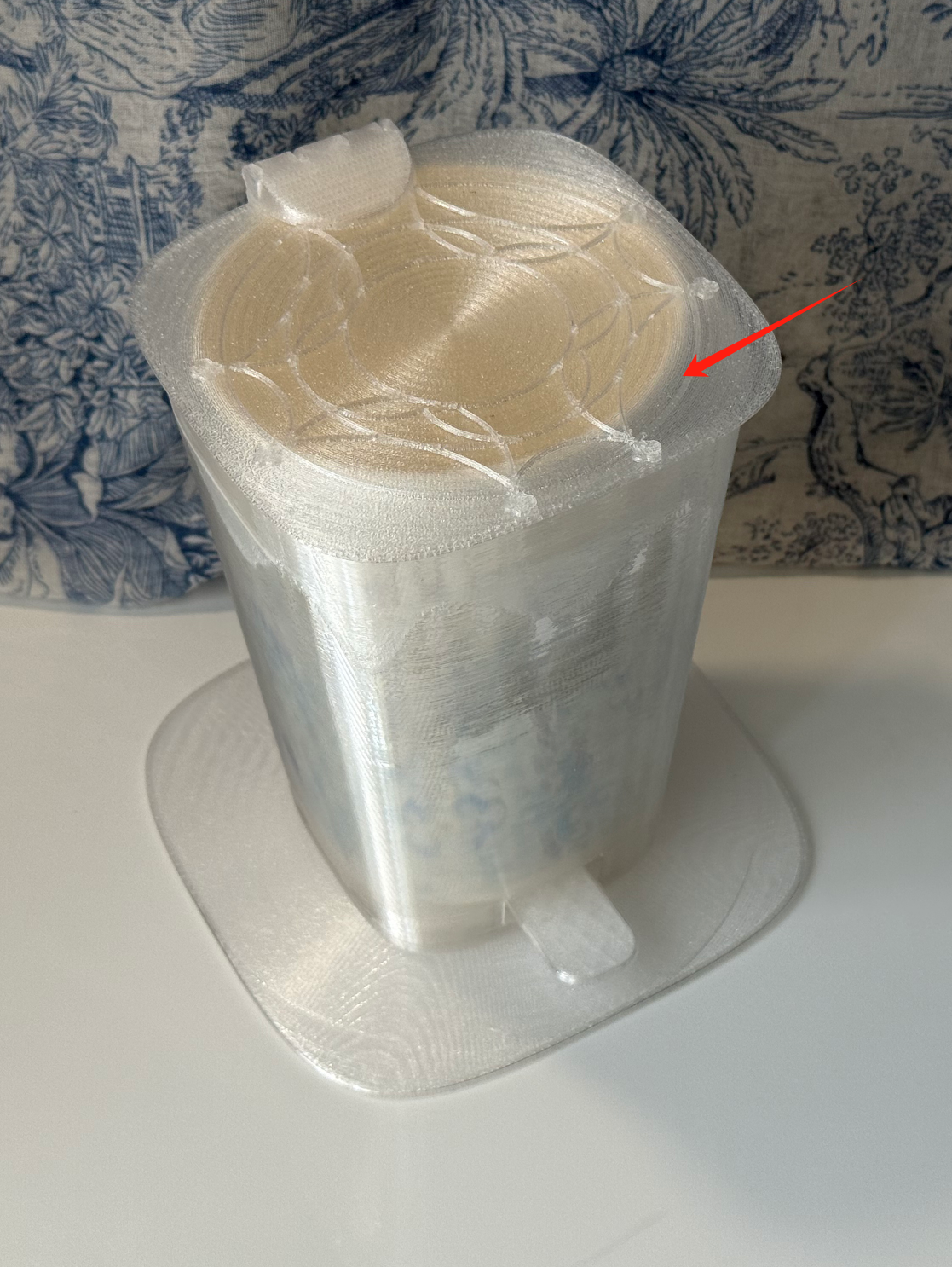 Miniatura 2 do modelo 3D 掀盖垃圾桶+3D打印结合废品利用