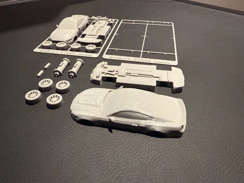Ford Mustang Shelby GT350 Kit Card | No Supports - Free 3D Print Model ...