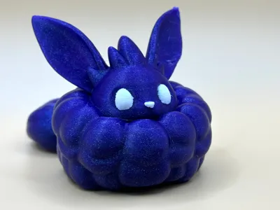 Cream Puff Fox – Cute Kawaii Chibi Animal Figurine
