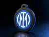 Inter Milan Black and Blue Keychain