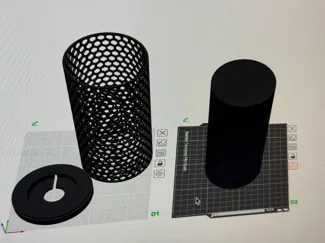 Remix der Wabenlampe nur optimiert für A1 Mini