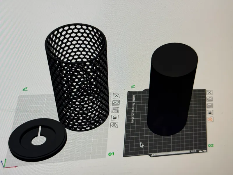 Remix der Wabenlampe nur optimiert für A1 Mini
