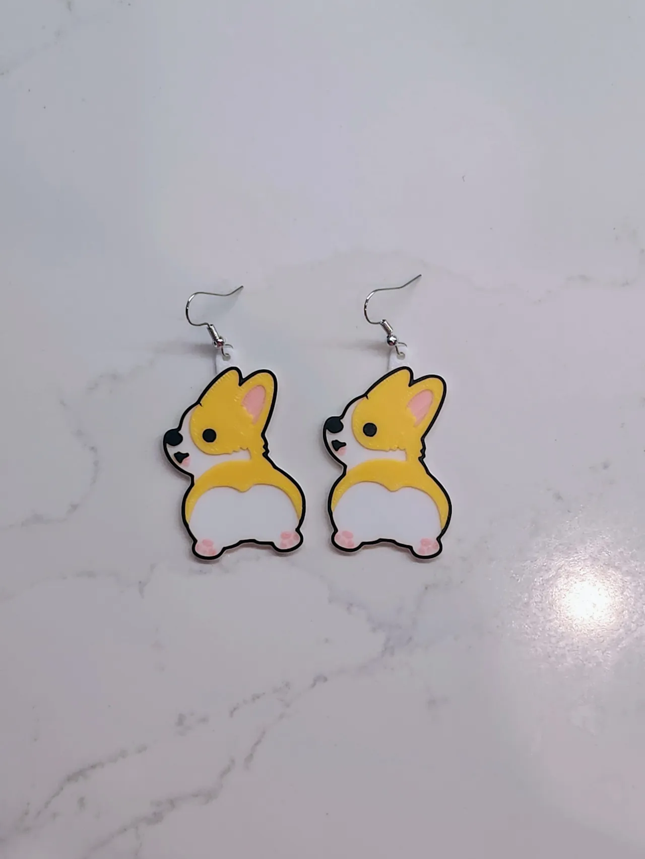 Corgi Earrings view 2