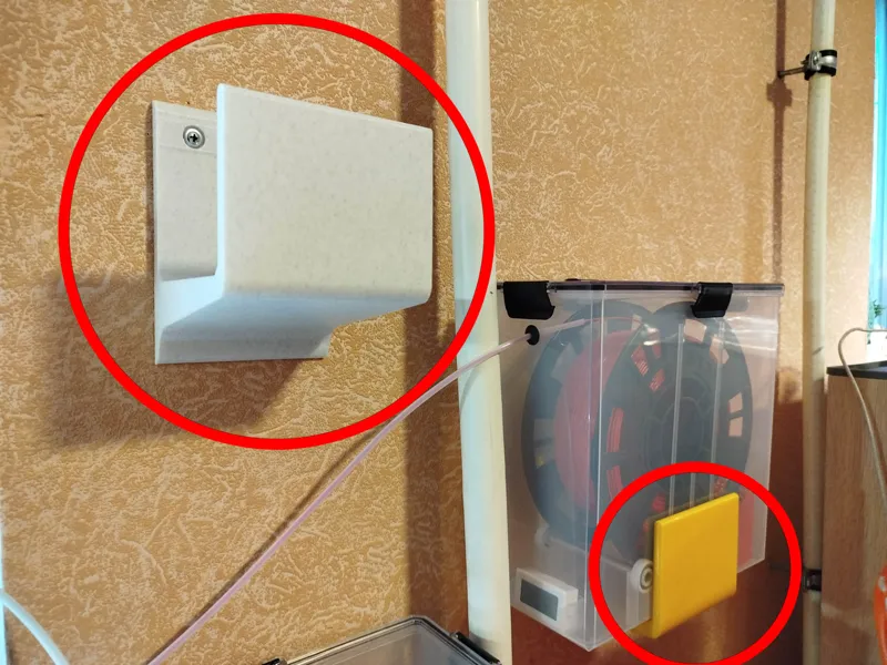 Filament dry box wall mount