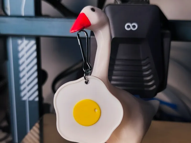 Fried Egg Keychain – Because Why Not?