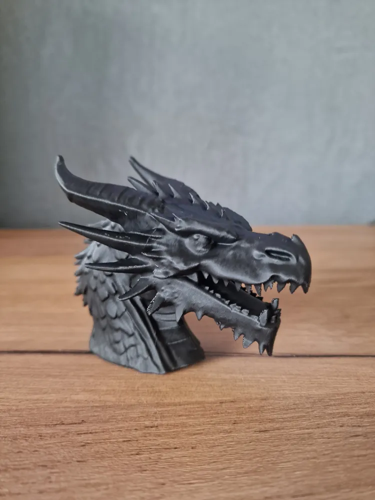 Dragon Head – Fantasy - Free 3D Print Model - MakerWorld