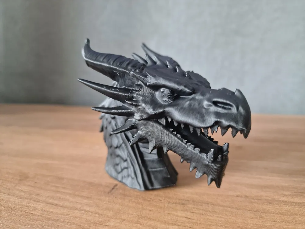 Dragon Head – Fantasy - Free 3D Print Model - MakerWorld