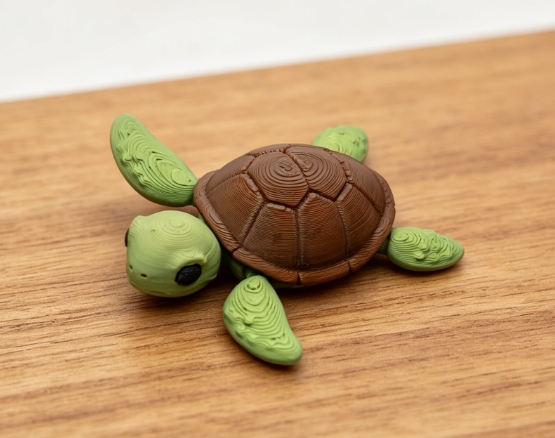 Miniatura 5 do modelo 3D Flexible Turtle