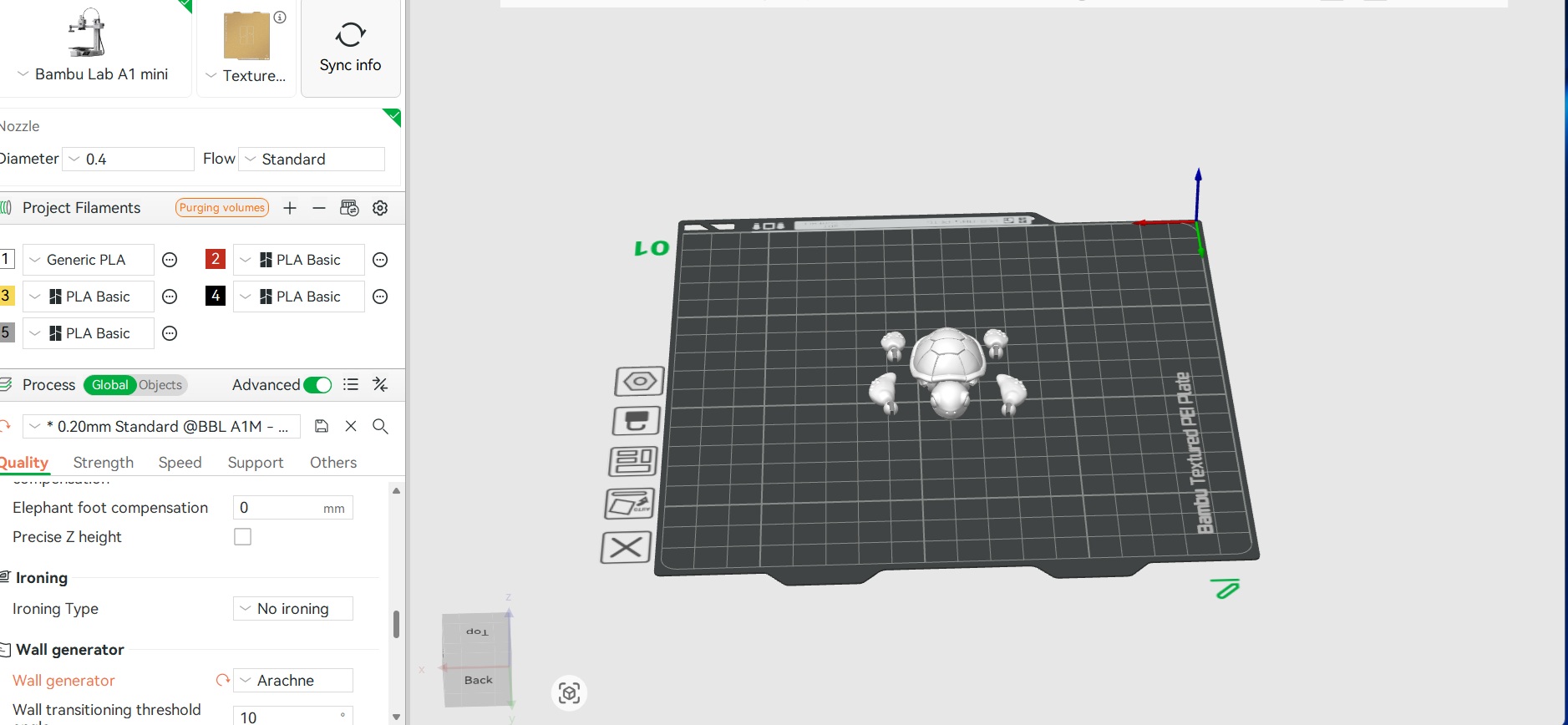 Miniatura 7 do modelo 3D Flexible Turtle