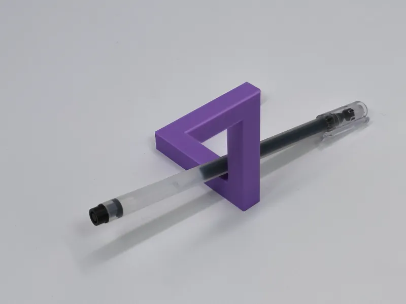 视觉错位三角形摆件Penrose Misaligned vision Triangular