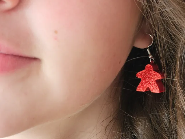 Meeple Earrings - just pick your prefered color !