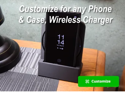 Custom (Upright) Android Wireless Charger