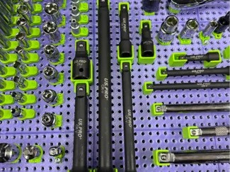 Quarter Inch Socket Holder with Hole 