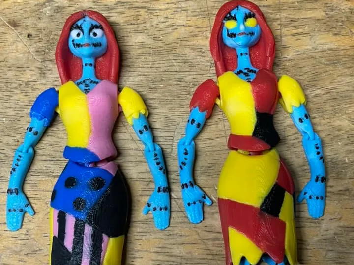 Sally Nightmare before christmas in pieces