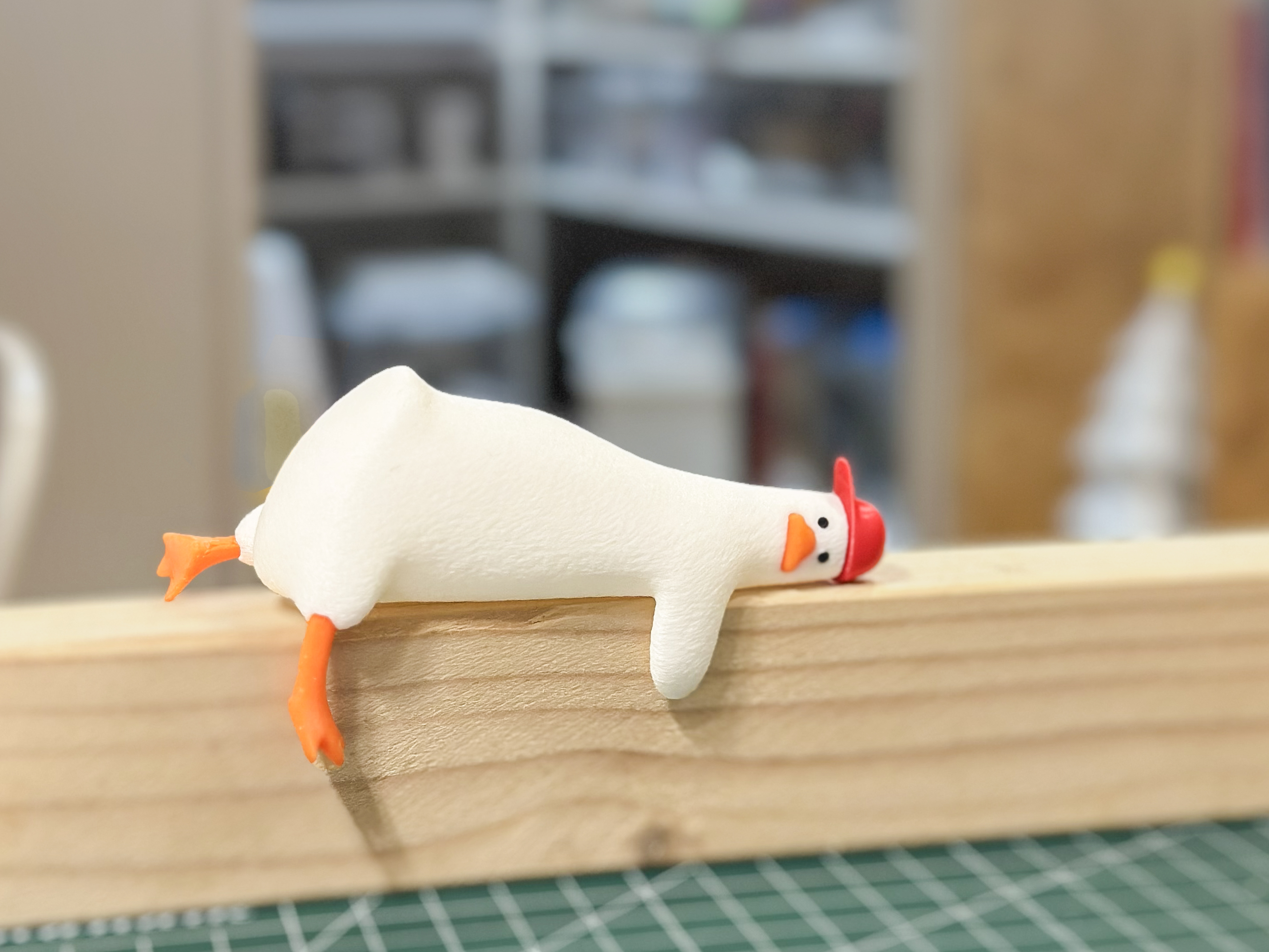 Miniatura 3 do modelo 3D 躺平鸭 摆烂鸭 （无ams 拆件拼装）