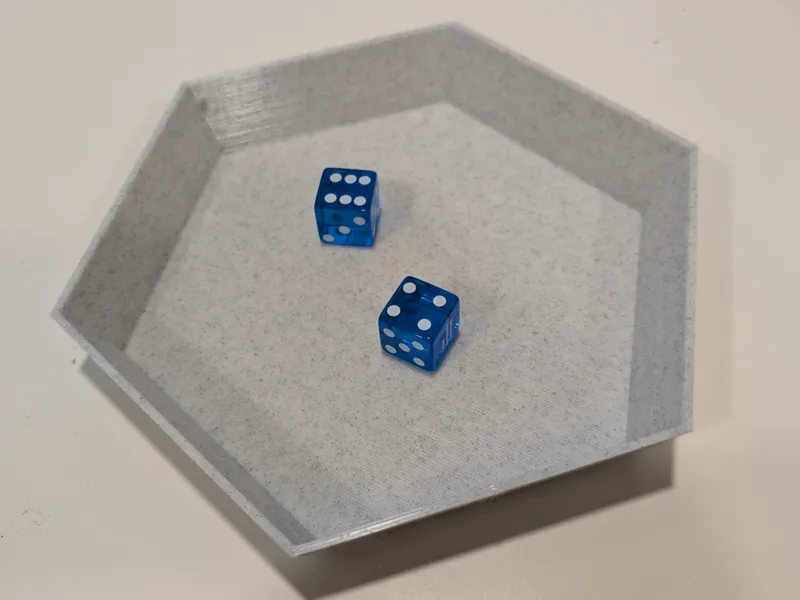 Hexagon Stackable Dice Tray