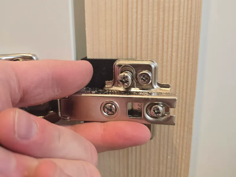 IKEA PAX Door Hinge Hole Drilling Guide
