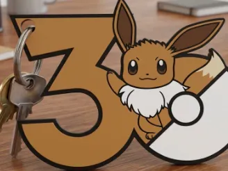 Llavero eevee 30 aniversario