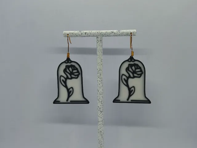 Aretes Cúpula Floral