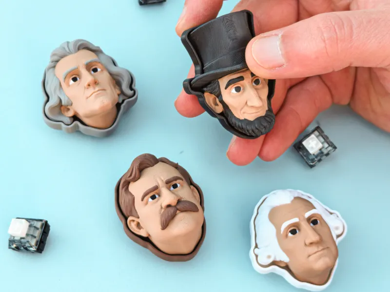 Rushmore Presidents Collection Fidget Clickers