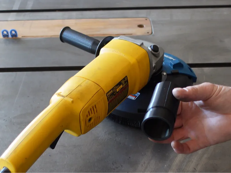 Airlock adapter for the Harbor Freight Dust Shroud