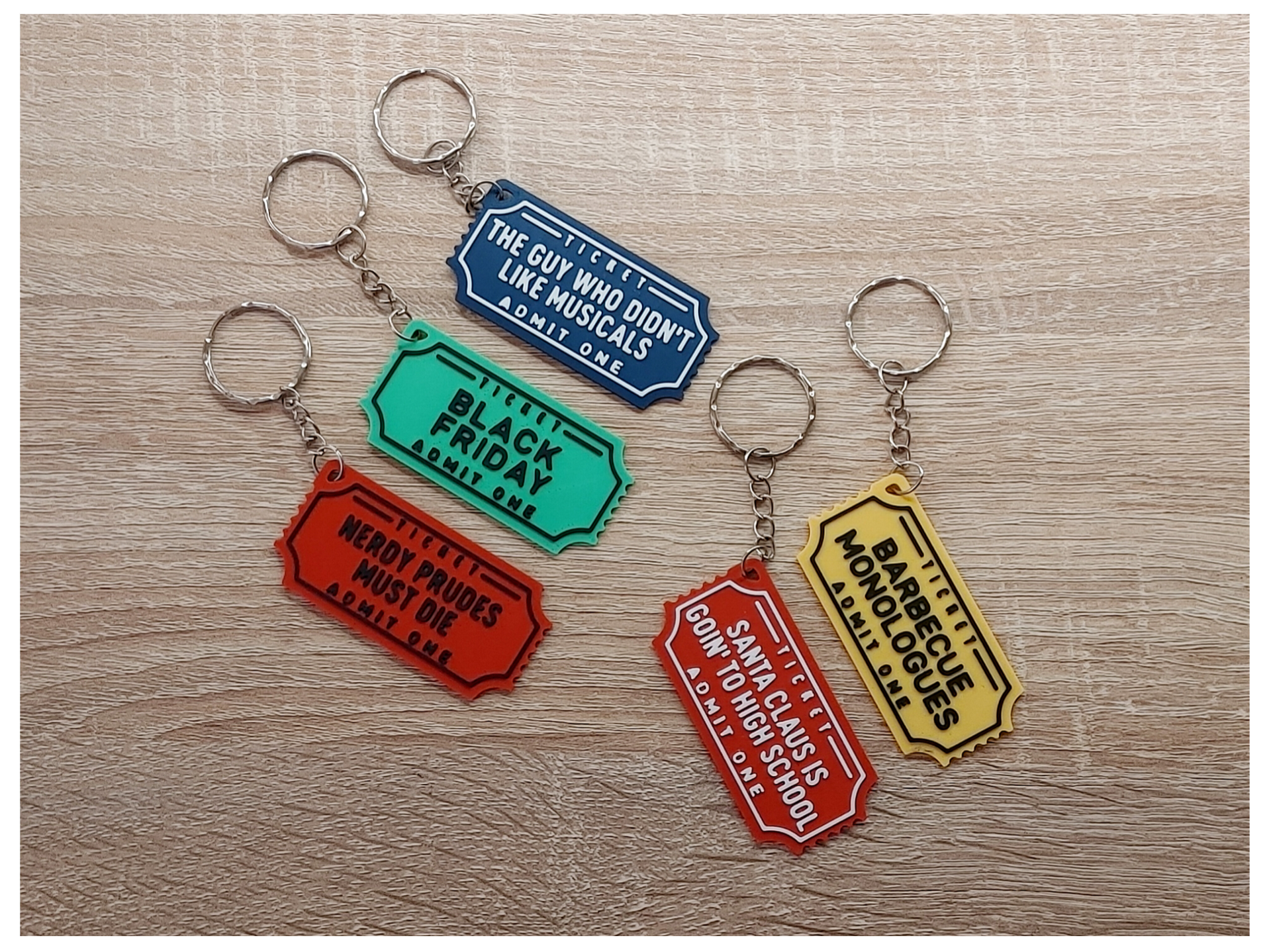 Starkid Ticket Keychain (Customizable!)