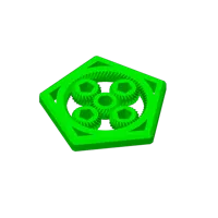 pentagon spinner, 0.2mm layer, 2 walls, 15% infill