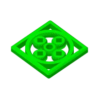 square spinner, 0.2mm layer, 2 walls, 15% infill