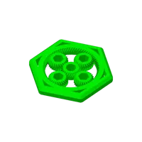 hexagon spinner, 0.2mm layer, 2 walls, 15% infill