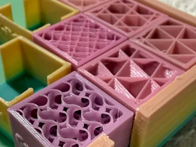 Infill Samples: Cubes and Top/Bottom Infill