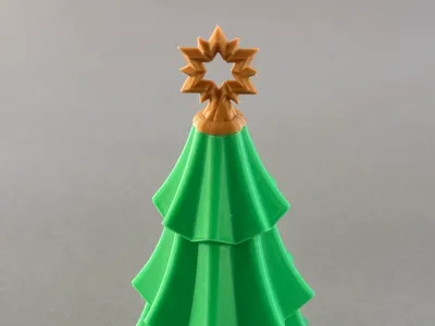 Christmas Tree Topper for Winter Breath