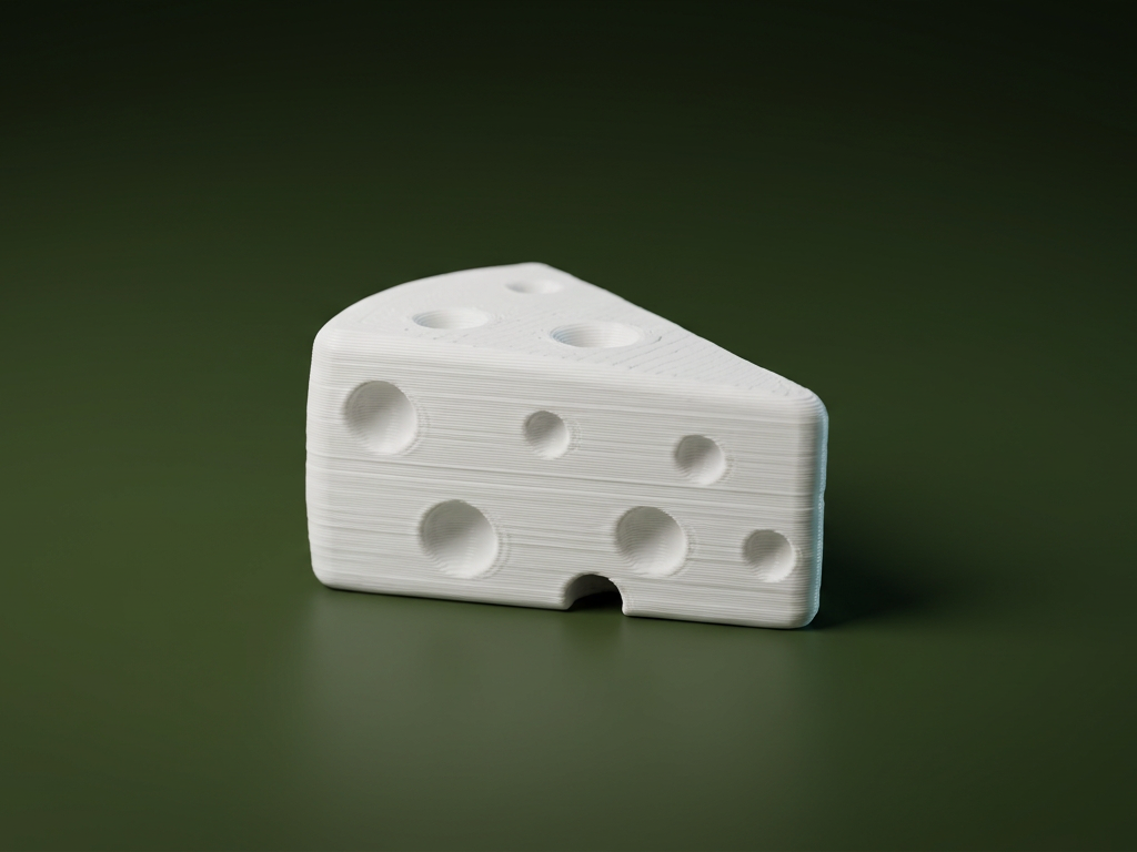 Cheese Wedge Miniature 3D Model