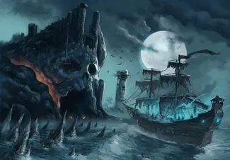 HUEFORGE PIRATE ISLAND and PIRATE SHIP