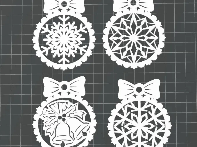 Boule de Noël Pack de 4