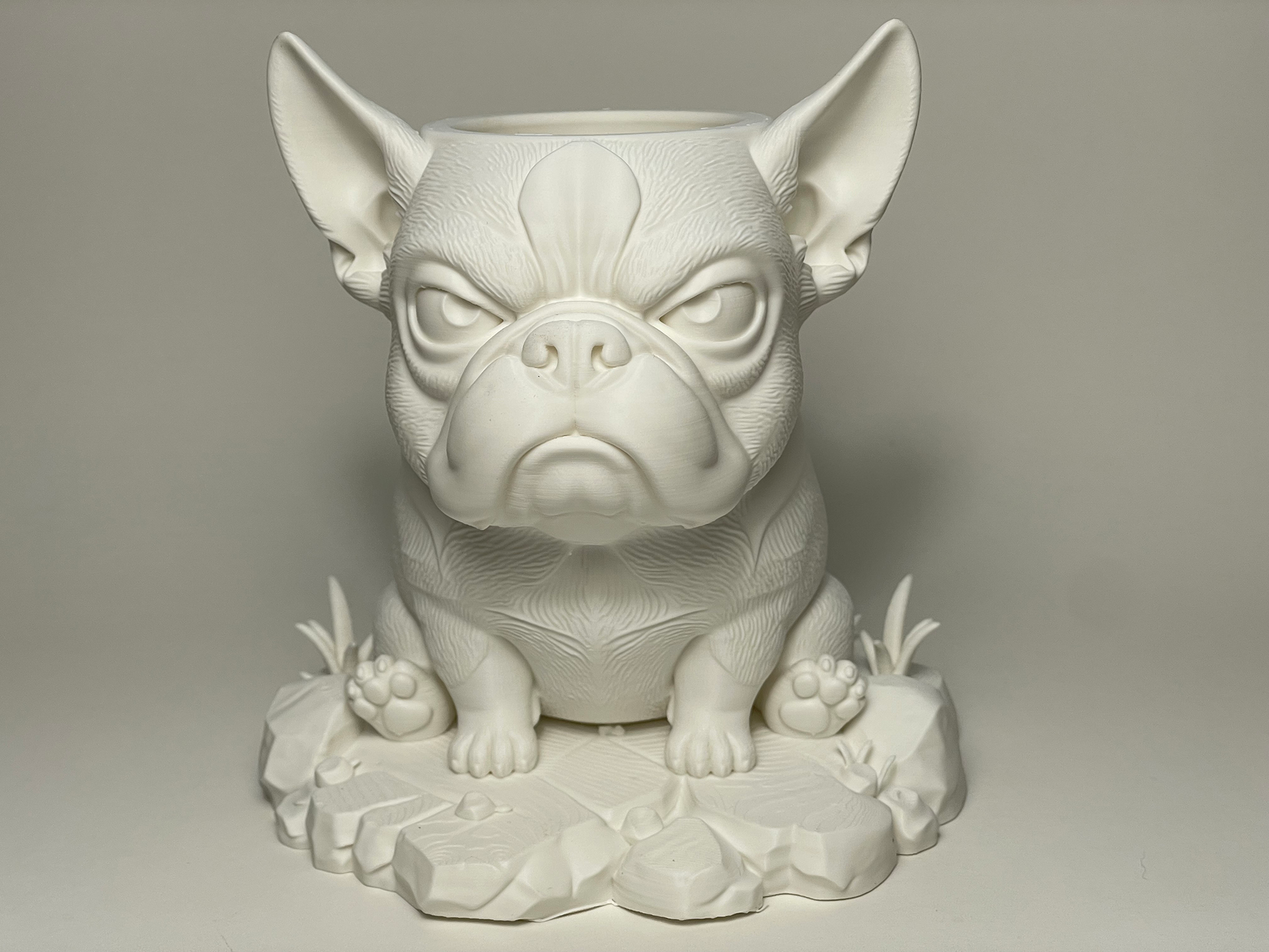 Grumpy Boston Planter